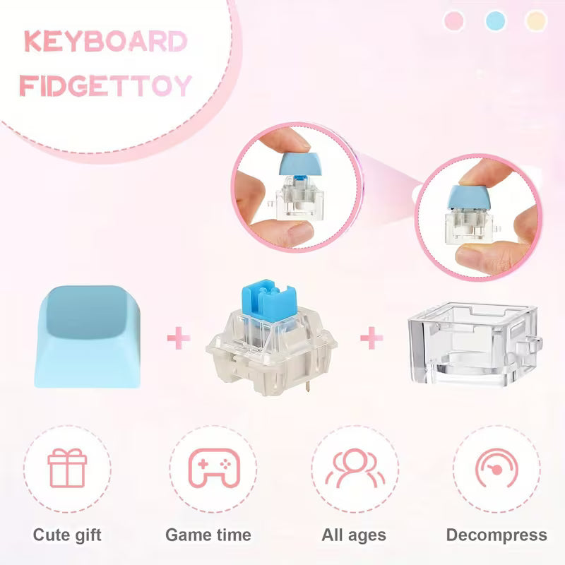 ASMR Keyboard Keychain (1PCS)