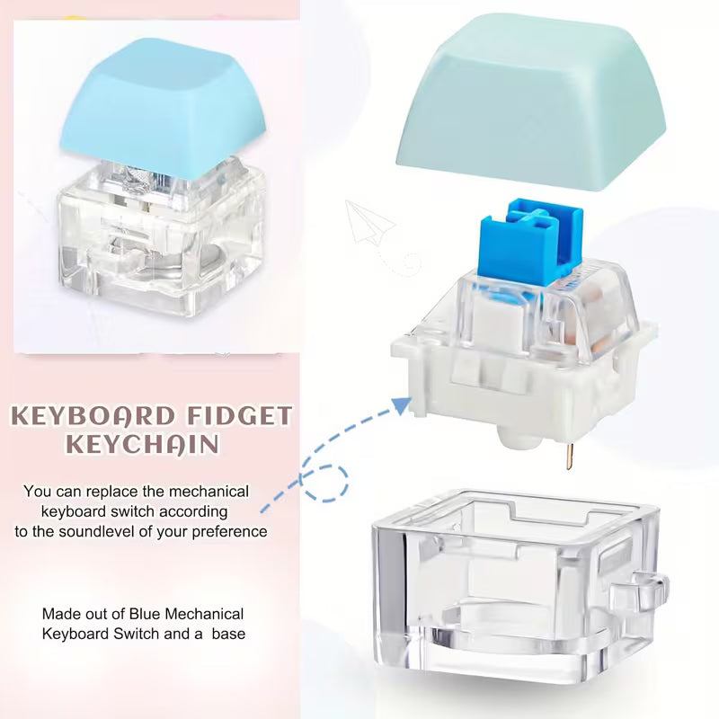 ASMR Keyboard Keychain (1PCS)
