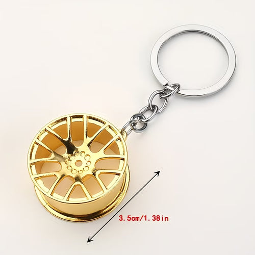 Alloy Wheel Keychain (1 PCS)
