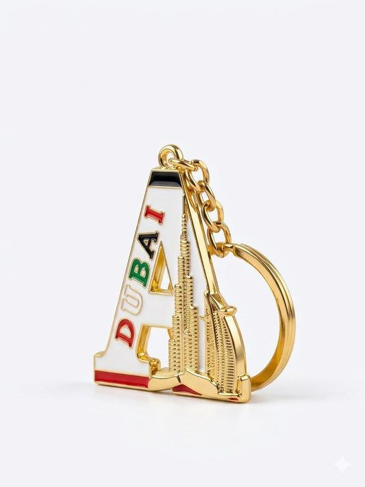 Alphabet Dubai Keychain