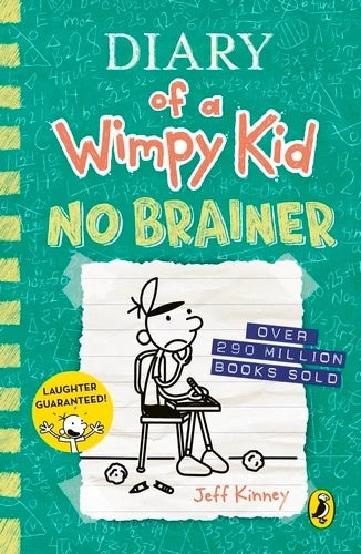 Diary of a Wimpy Kid : No Brainer (Hard Cover)